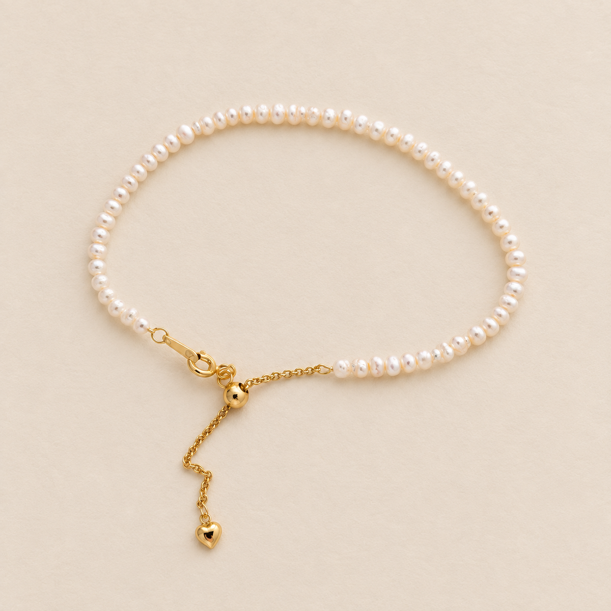 Elodie 18K Gold-Plated Pearl Bracelet