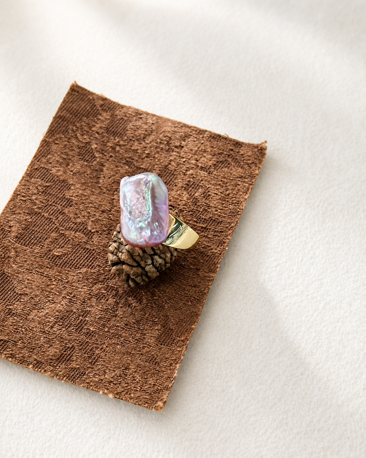 Baroque Pearl Ring