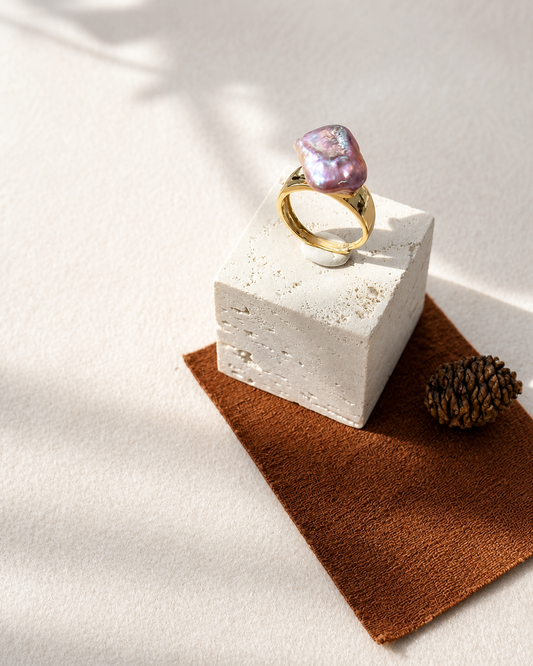 Baroque Pearl Ring