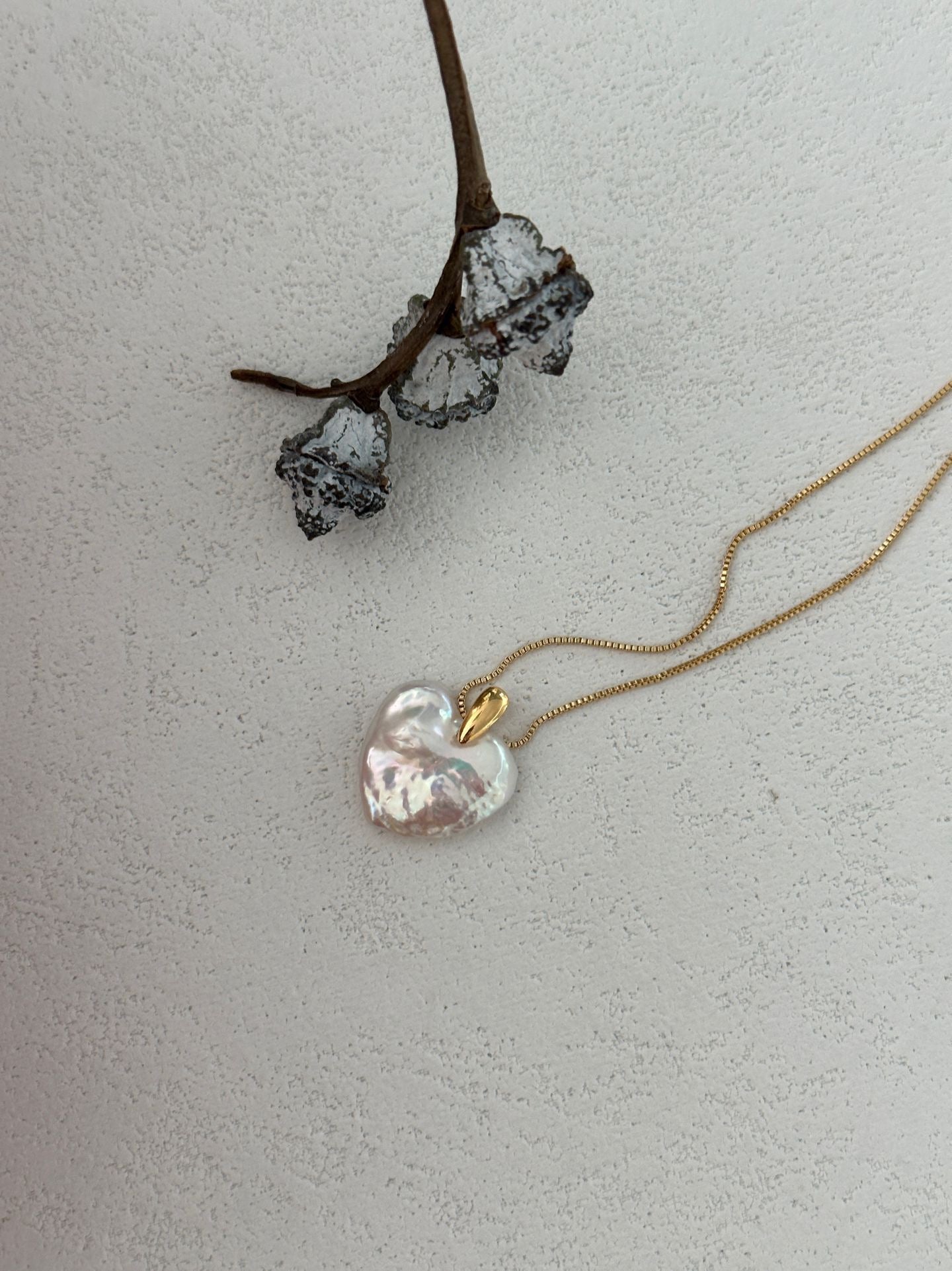 Gold Heart Pendant Necklace