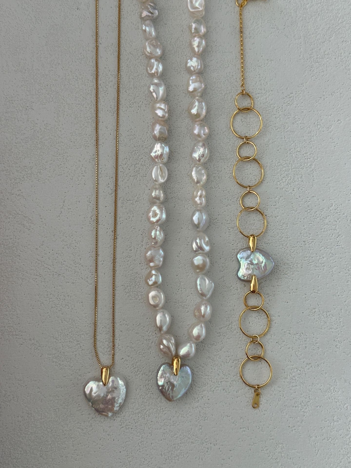 Gold Heart Pendant Necklace