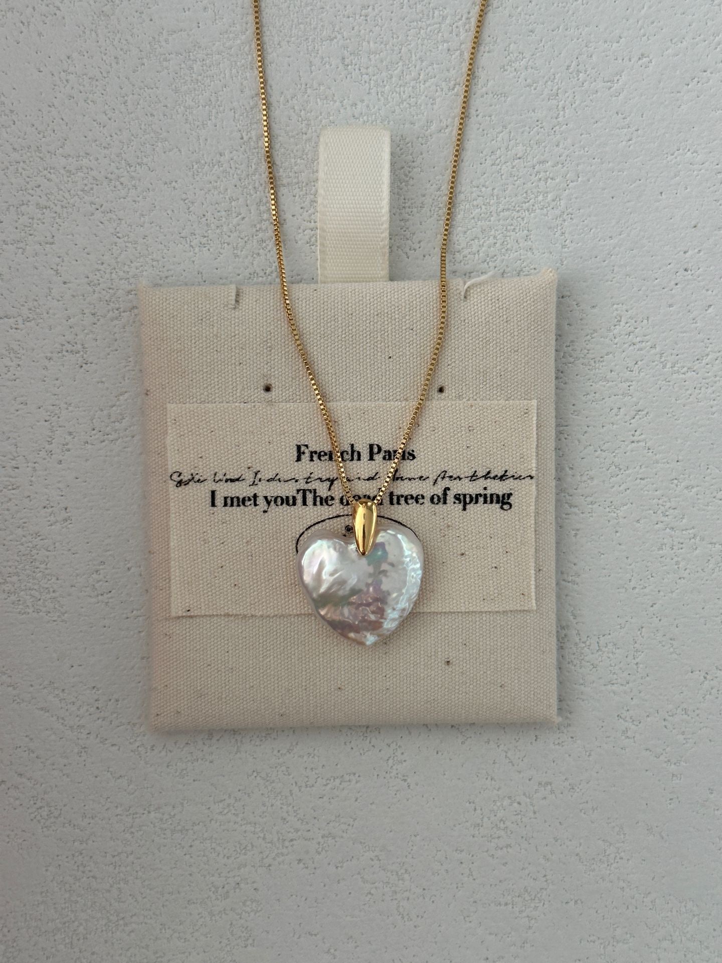 Gold Heart Pendant Necklace