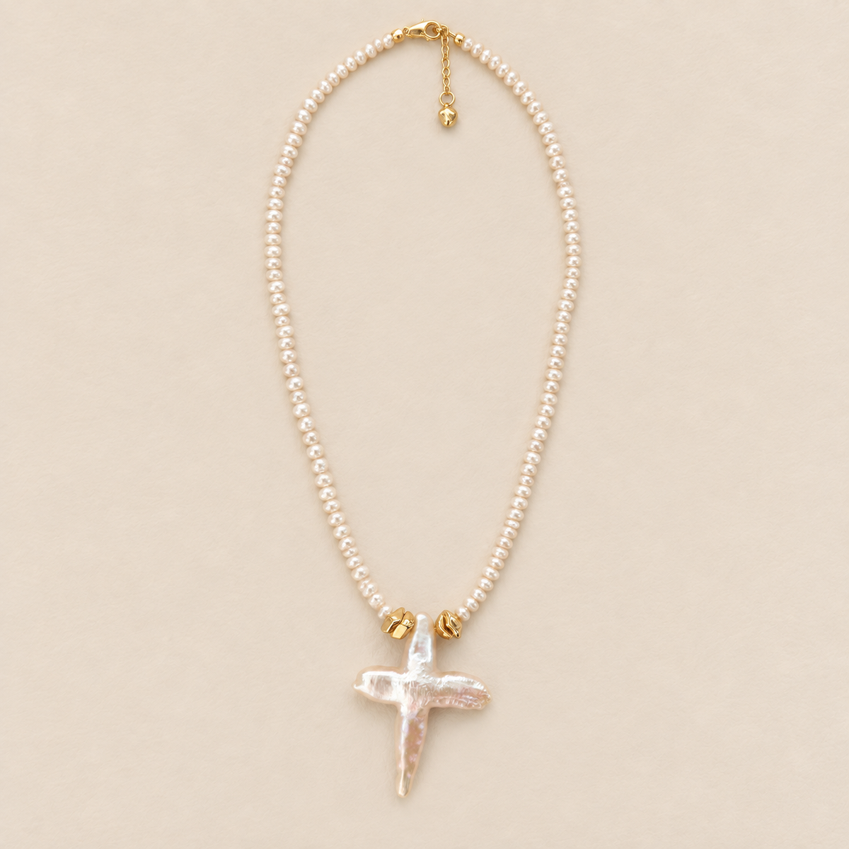 Pearl cross jewellery