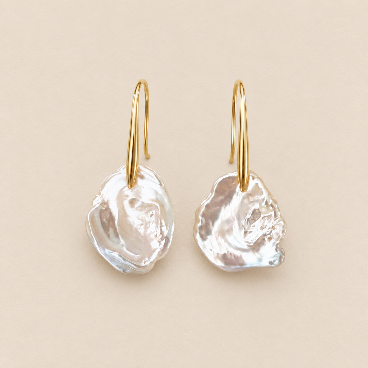 Fleur Sterling Silver Petal Drop Earrings