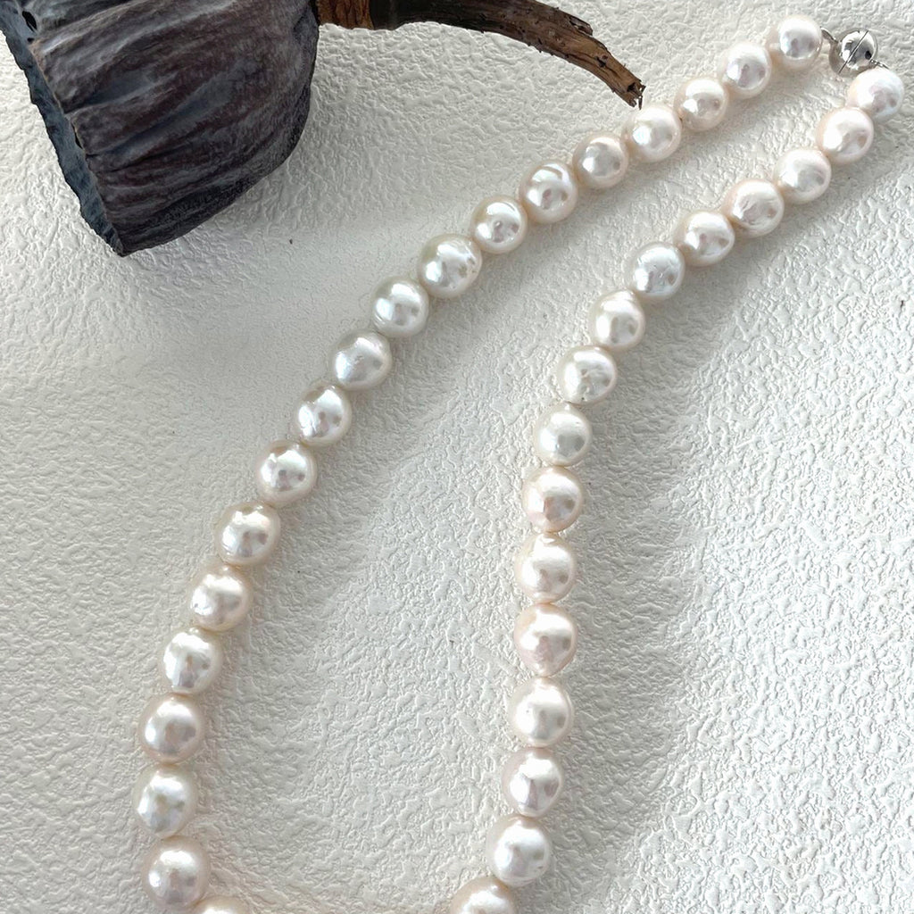 Estelle Edison Pearl & Silver-Tone Bead Necklace — product view 1