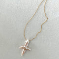 Celine Cross Pendant Necklace — product view 1