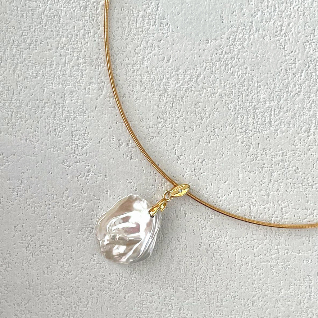 Fleur Gold-Tone Petal Choker — product view 1