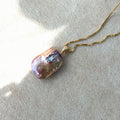Odette Square Baroque Pearl Pendant Necklace — product view 1