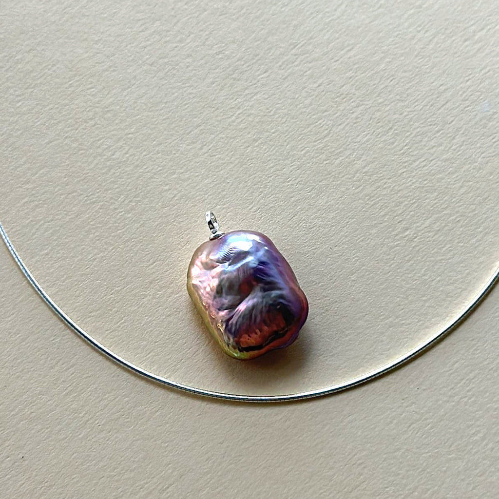 Odette Silver-Tone Baroque Pearl Choker — product view 1
