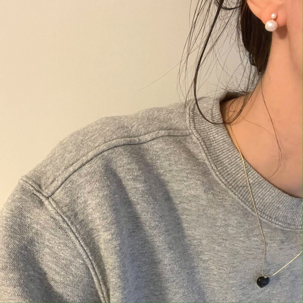 Lucie Gold-Filled Double Pearl Studs — product view 5